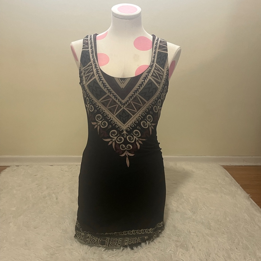 Le chateau tank dress with pattern - size xs